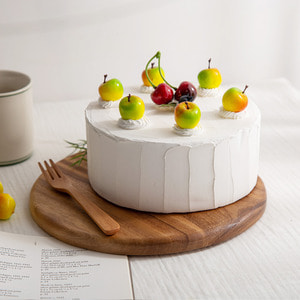 DIY 과일 케이크 모형 만들기 (대 - 사과)