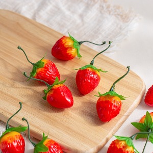 탕후루용 딸기 모형 20개(4cm)