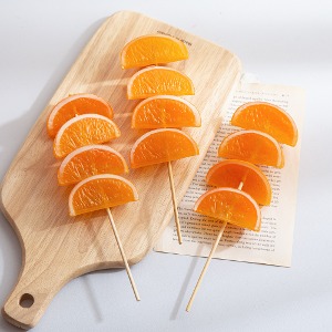 오렌지 탕후루 모형 1개